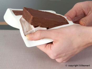 Foremki silikonowe do lodw zestaw w ksztacie tabliczek czekolady – Silikomart