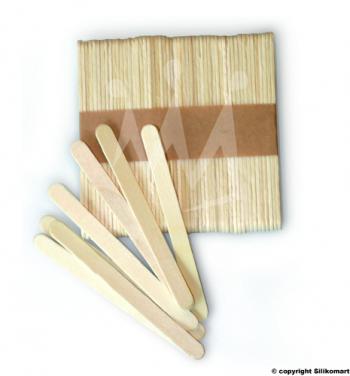 Patyczki drewniane do lodw (100 sztuk) – Silikomart