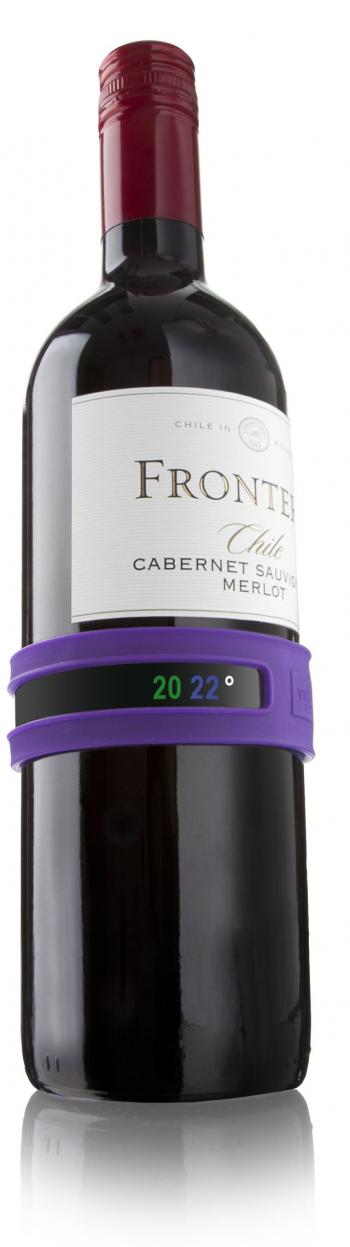 Termometr elastyczny na butelk - Vacu Vin