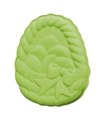 Forma silikonowa do pieczenia ciasta w ksztacie koszyka, zielona - Pavoni