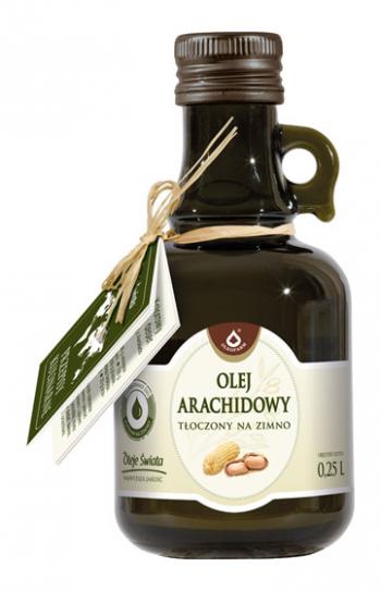 Olej arachidowy toczony na zimno (250 ml) - Oleofarm