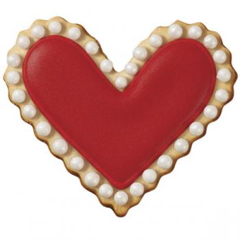 Foremki metalowe do wycinania ciasteczek „serca” (4 sztuki) - 2308-4441 - Wilton