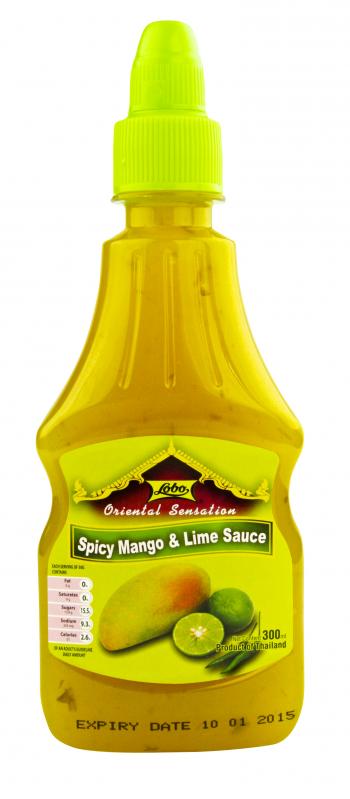 Sos pikantny z mango i limonk (300 ml) - Lobo