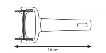 Wykrawacz kwadratw z falistym brzegiem Delicia (7 cm) - Tescoma