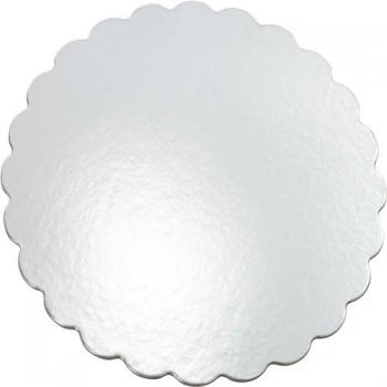 Podkadki okrge pod ciasto 30,5 cm, srebrne (8 sztuk) - 2104-1166 - Wilton