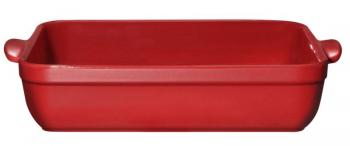Brytfanna ceramiczna prostoktna (35 x 25,5 cm), czerwona - Emile Henry