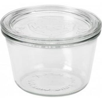 Soik prosty ze szklanym wieczkiem (370 ml) - Weck - OTSW