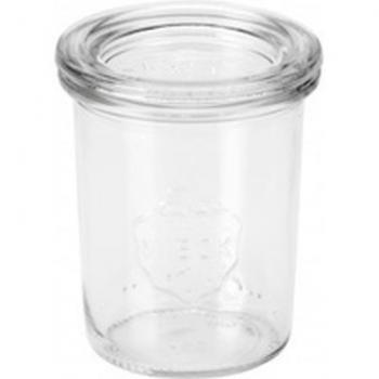 Soik prosty ze szklanym wieczkiem (160 ml) - Weck - OTSW