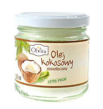 Olej kokosowy extra virgin (pojemno: 200 ml) - Olvita