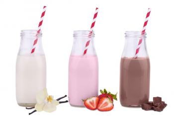 Butelka szklana (1 sztuka, pojemno: 250 ml) do lemoniady, milkshakw, smoothies -  Glass