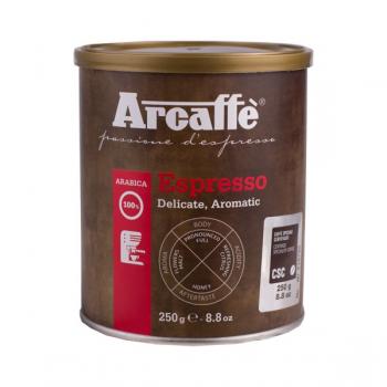 Kawa Espresso 100% Arabica mielona (puszka 250 g) - Arcaffe