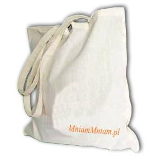 MniamMniamowa torba na zakupy w kolorze kremowym