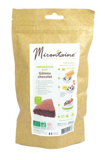 Mieszanka do pieczenia ciasta czekoladowego, organiczna (295 g) Mirontaine - ScrapCooking 