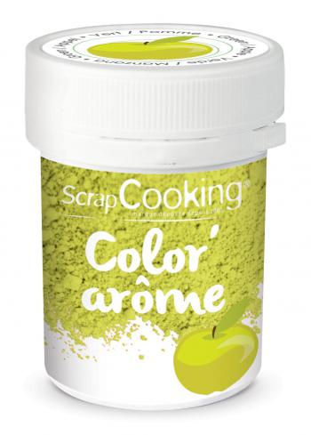 Barwnik w proszku zielony z aromatem jabkowym (10 g) - ScrapCooking - OTSW