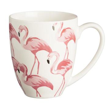 Kubek Pink Flamingo 380 ml - Fine China - Price Kensington
