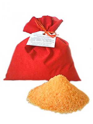 Pomaraczowa naturalna sl z mikroelementami do kpieli (woreczek 500 g)