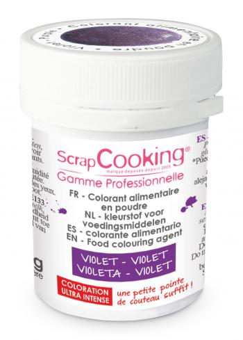 Barwnik spoywczy w pudrze, fioletowy (5 g) - ScrapCooking