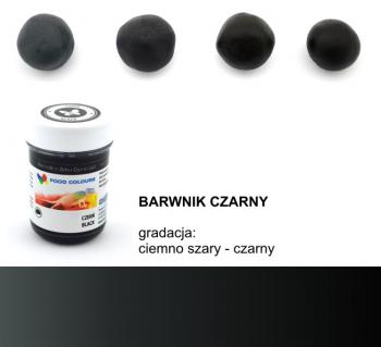 Barwnik spoywczy w elu, czarny (35 g) - Food Colours