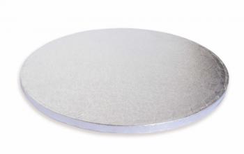 Podkad okrgy metaliczny pod tort, ciasto (30,4 cm), srebrny  - ScrapCooking