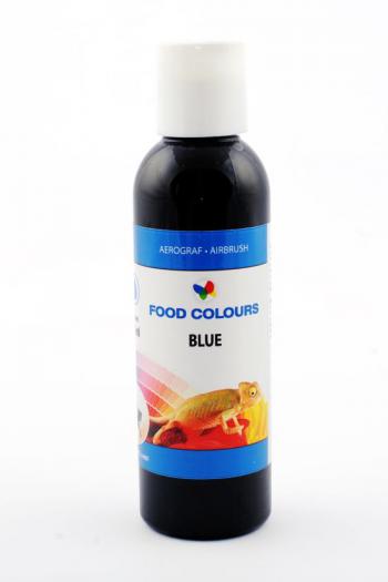 Barwnik w pynie do aerografu, niebieski (60 ml) - Food Colours 