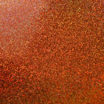 Brokat holograficzny do dekoracji, pomaraczowy - Sparkle Range - Rainbow Dust 