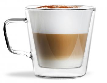 Szklanki z podwjn ciank do latte (pojemno: 400 ml; 2 sztuki) - Diva - Vialli Design