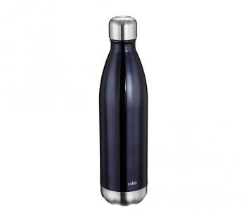 Butelka termiczna stalowa (pojemno: 750 ml), czarna - Cilio