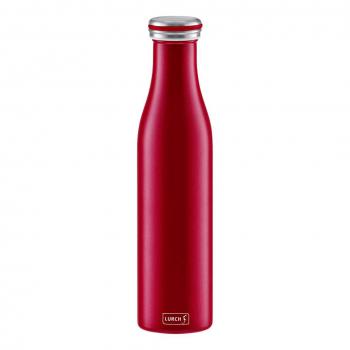 Butelka termiczna stalowa (pojemno: 750 ml), burgund matowy - Lurch 