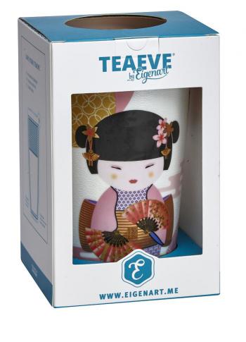 Kubek z zaparzaczem, little Geisha, rowy (poj. 350 ml) - TeaEve - Eigenart