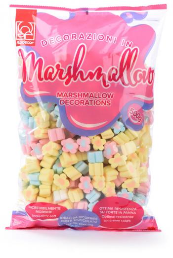 Pianki marshmallow kwiatki mix kolorw (0,5k g) - Modecor