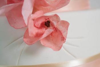 Papier waflowy do kwiatw biay (grubo 0,3 mm, 1 szt.) - Modecor