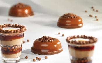 Posypka dekoracyjna z karmelowej czekolady - sony karmel (0,8 kg) - Callebaut 