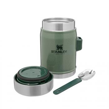 Termos obiadowy ze sztucem (pojemno: 0,4 l), zielony - Classic - Stanley 
