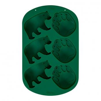 Forma silikonowa niedwiedzie i apy (6 gniazd) - 2105-0-0415 - Wilton