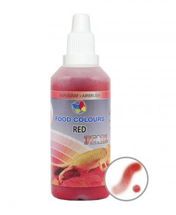 Barwnik w pynie do aerografu perowy czerwony (60 ml) - Food Colours 