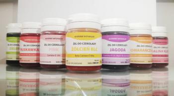 Barwnik naturalny w elu do czekolady, jagodowy (35 g) - Food Colours 