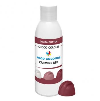 Barwnik do czekolady na bazie masa kakaowego, czerwony karminowy (100 g) - Food Colours