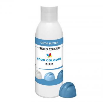 Barwnik do czekolady na bazie masa kakaowego, niebieski (100 g) - Food Colours