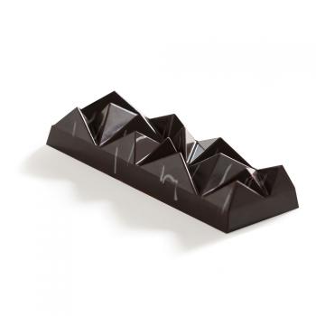 Foremka do czekoladek, geometryczne wzory (5 wgbie) - Decora