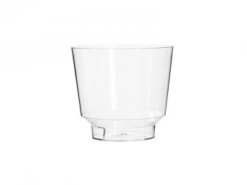 Pucharek plastikowy do monoporcji okrgy przeroczysty (260 ml)  - Alcas