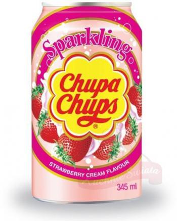 Napj Chupa Chups, truskawkowo-mietankowy (345ml) - Chupa Chups