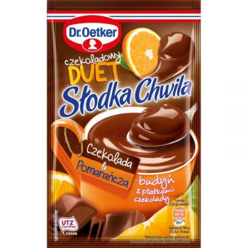 Budy Czekoladowy Duet o smaku czekolady i pomaraczy (45 g) - Sodka Chwila - Dr. Oetker