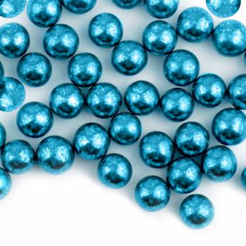 Posypka cukrowa byszczce pereki niebieskie 8 mm (40 g) - SweetDecor