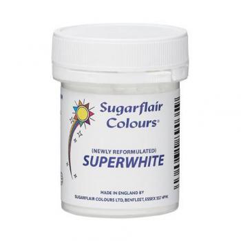 Barwnik w proszku nieno biay (20 g)  - Sugarflair