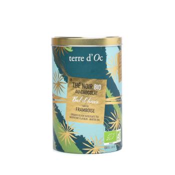 Herbata organiczna czarna kakaowo - malinowa (100 g) Winter Ball - Christmas - Terre d'Oc 