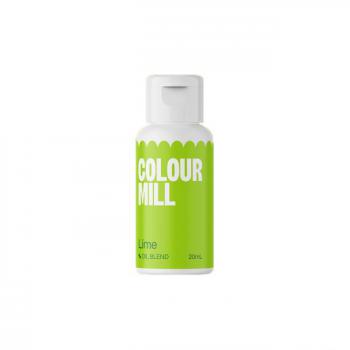 Barwnik do czekolady i mas tustych olejowy zielony jasny 20 ml - Lime - Colour Mill