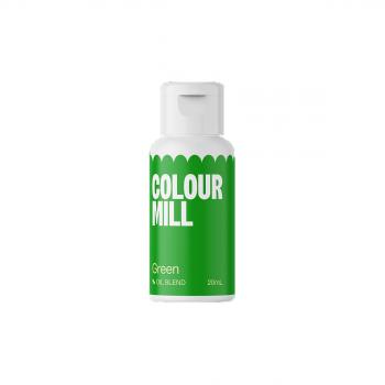 Barwnik do czekolady i mas tustych olejowy 20 ml zielony - Green - Colour Mill