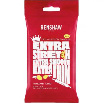 Lukier plastyczny biay o smaku sycylijskiej cytryny (1 kg) - Extra - Renshaw