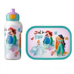 Lunchbox z bidonem, zestaw dziecicy Disney Princess - ...