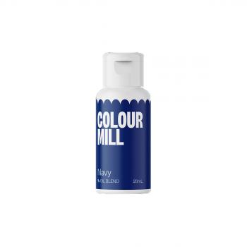 Barwnik olejowy do czekolady i mas tustych 20 ml granatowy - Navy Blue - Colour Mill